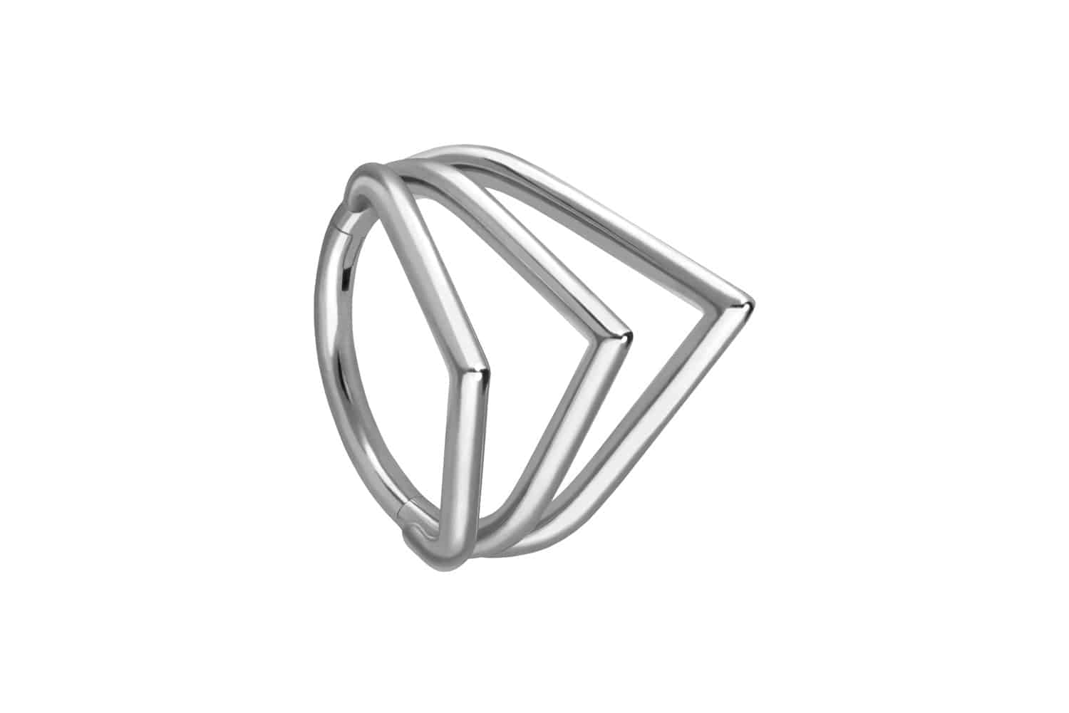 Chirurgenstahl Segmentring Clicker Piercing 3 TROPFEN